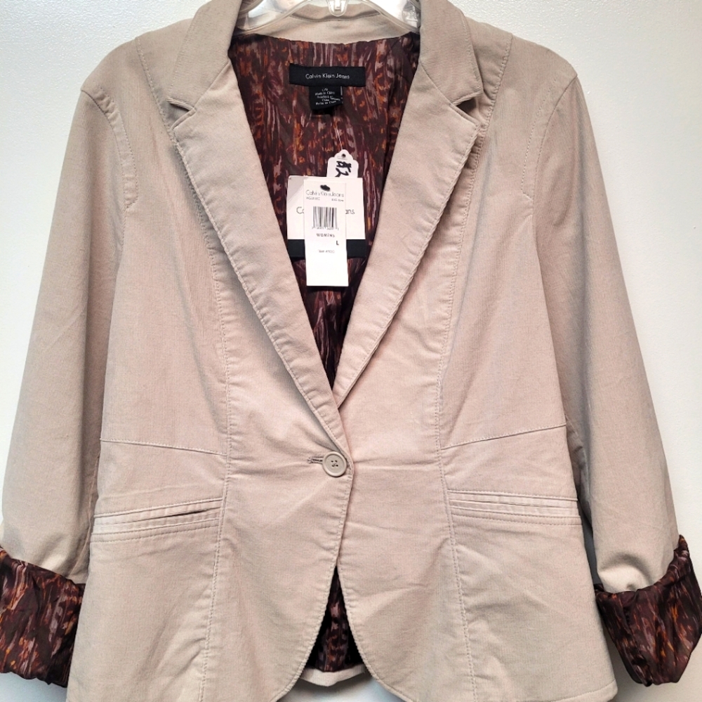 CALVIN KLEIN CORDUROY BLAZER